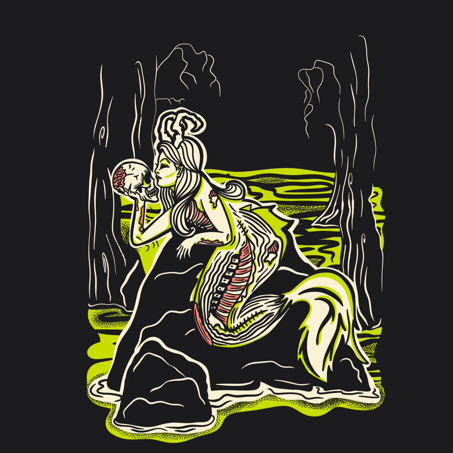 Black Lagoon Mermaid Tee