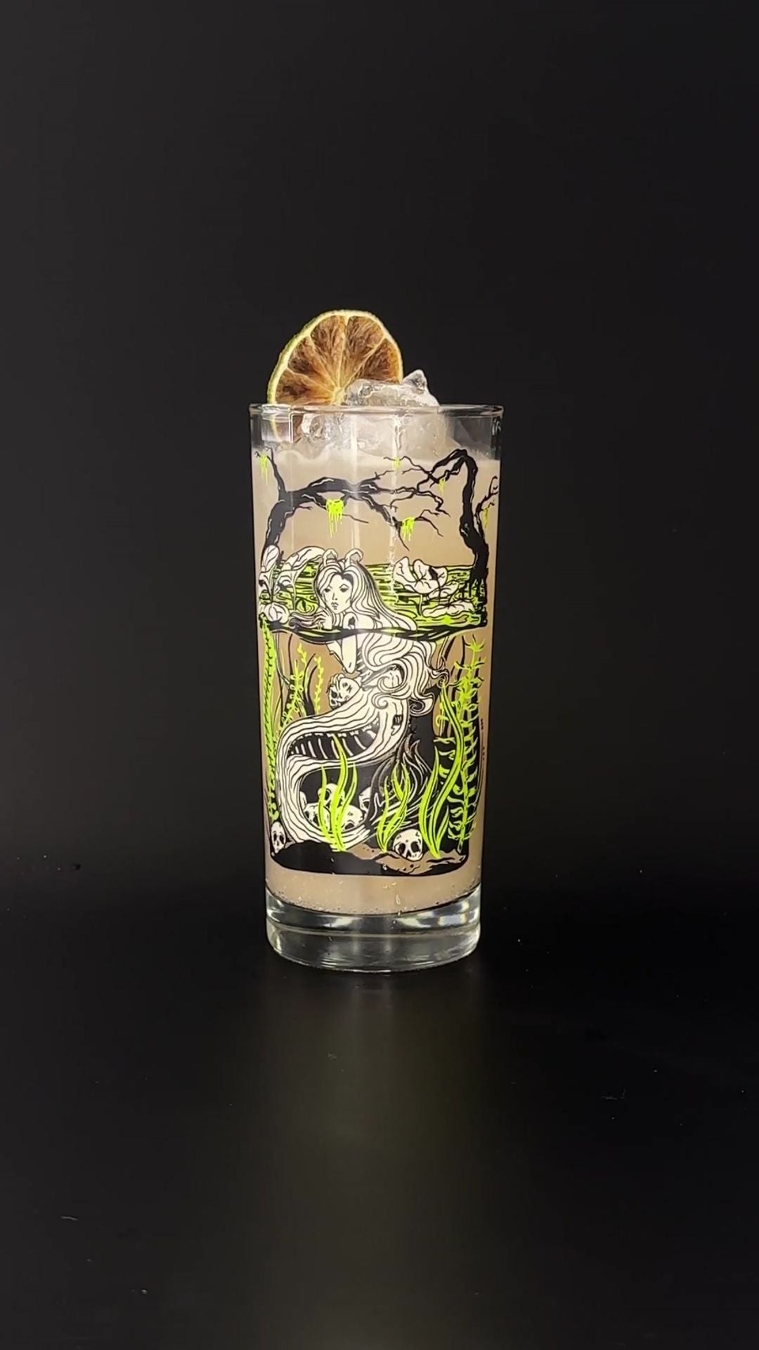 Botanist Mermaid Zombie Glass